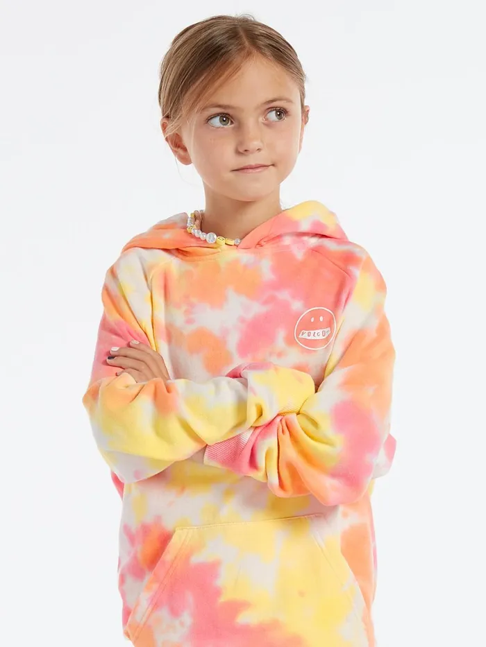 Girls Hoodies and Sweatshirts Volcom Girls Truly Stoked Boyfriend Hoodie 8211 Multi