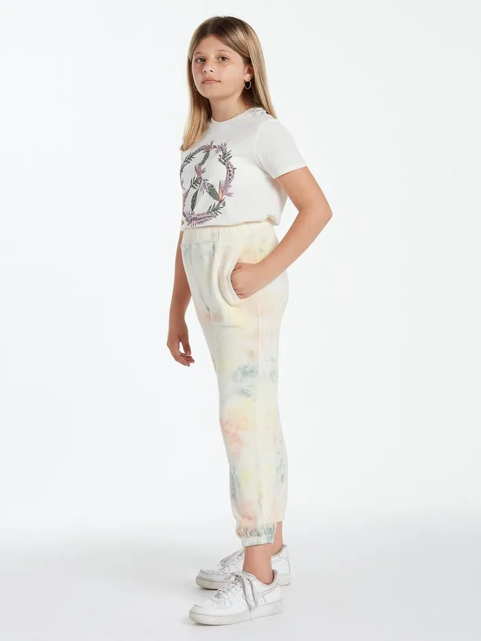 Girls Pants Volcom Girls Lived In Lounge Fleece Pant 8211 Multi