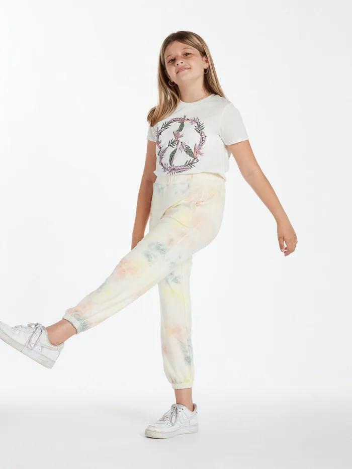 Girls Pants Volcom Girls Lived In Lounge Fleece Pant 8211 Multi