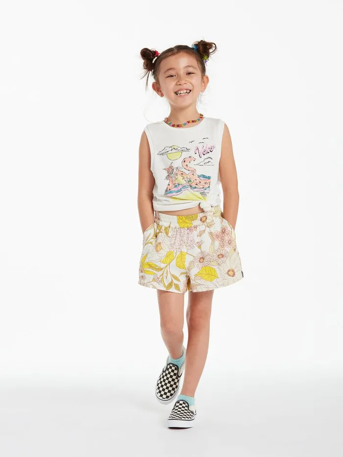 Girls Shorts Volcom Girls Happy Clouds Shorts 8211 Multi