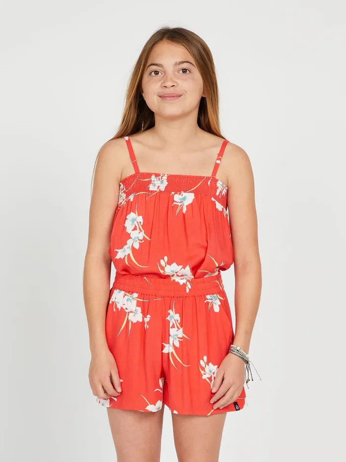 Girls Shorts Volcom Girls Happy Clouds Shorts 8211 Pistol Punch
