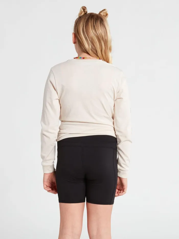 Girls Shorts Volcom Girls Lived In Bike Short 8211 Black