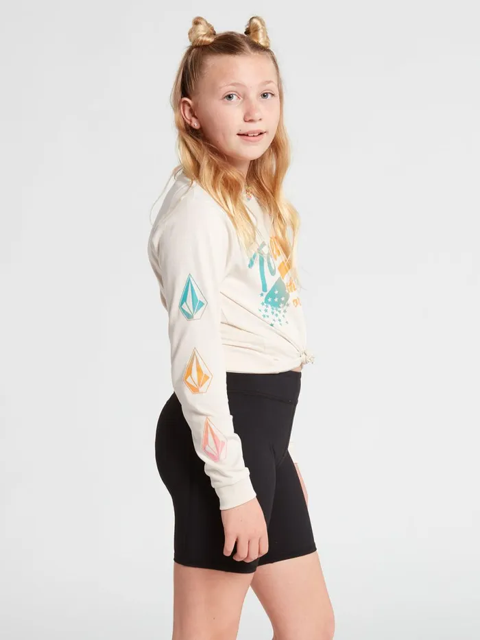Girls Shorts Volcom Girls Lived In Bike Short 8211 Black