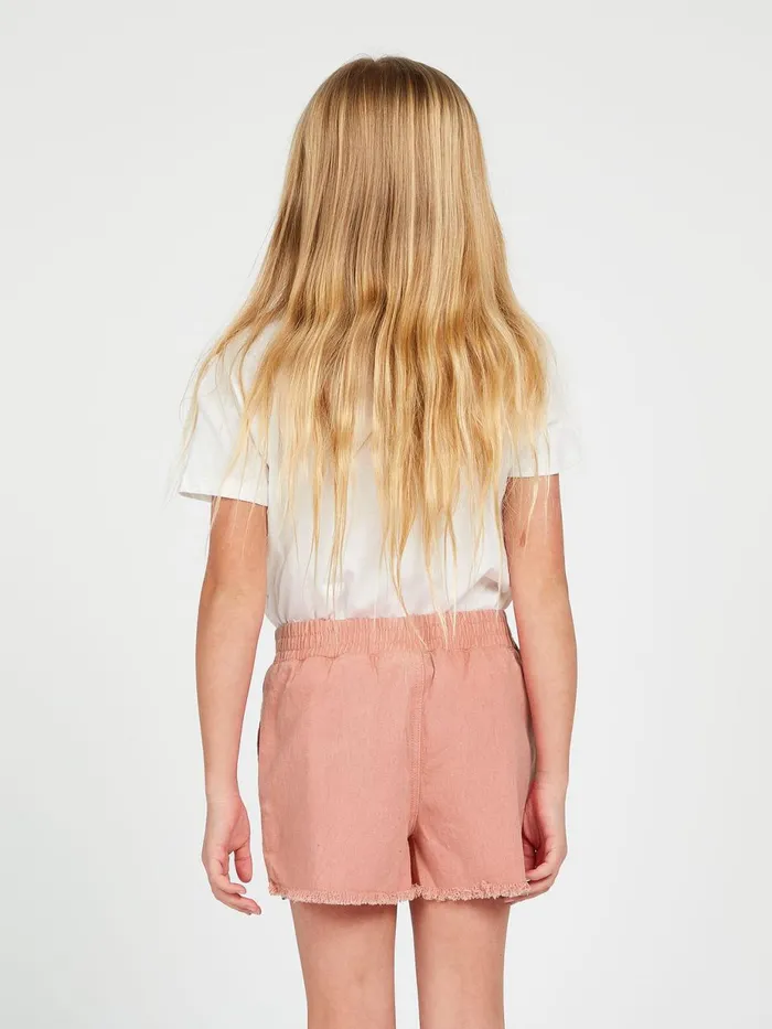 Girls Shorts Volcom Girls Strutin Stone Shorts 8211 Light Mauve