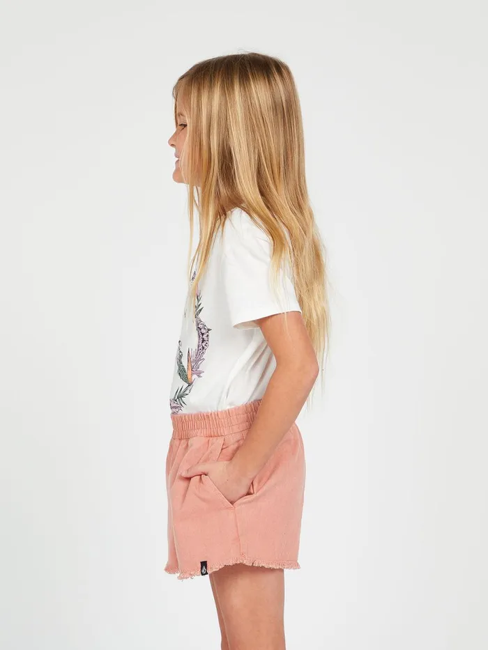 Girls Shorts Volcom Girls Strutin Stone Shorts 8211 Light Mauve