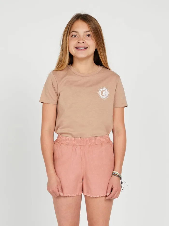Girls Shorts Volcom Girls Strutin Stone Shorts 8211 Light Mauve