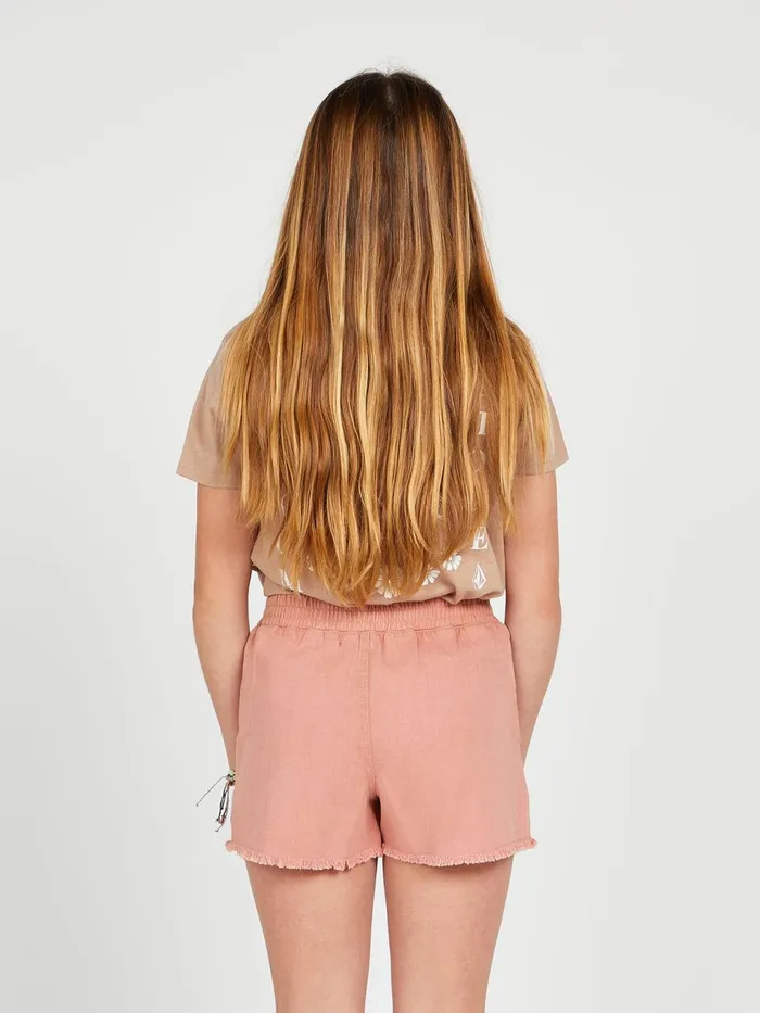 Girls Shorts Volcom Girls Strutin Stone Shorts 8211 Light Mauve