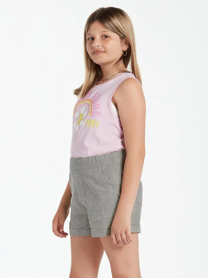 Girls Shorts Volcom Girls Sunday Strut Shorts 8211 Black White
