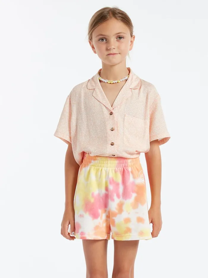 Girls Shorts Volcom Girls Truly Stoked Short 8211 Multi