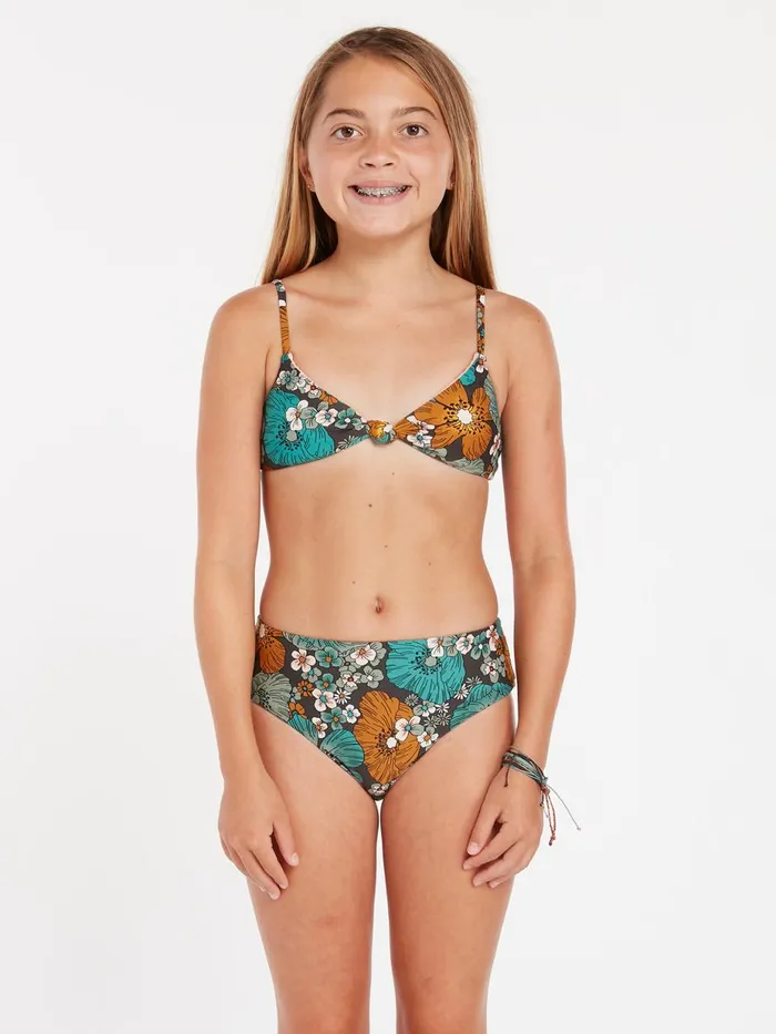 Girls Swim Volcom Girls Nothing Bud Love Bikini Set 8211 Jade