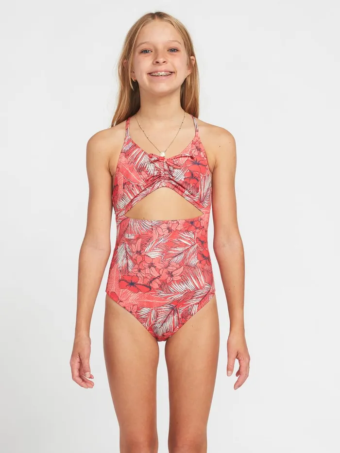 Girls Swim Volcom Girls Sea U Soon One Piece 8211 Pistol Punch