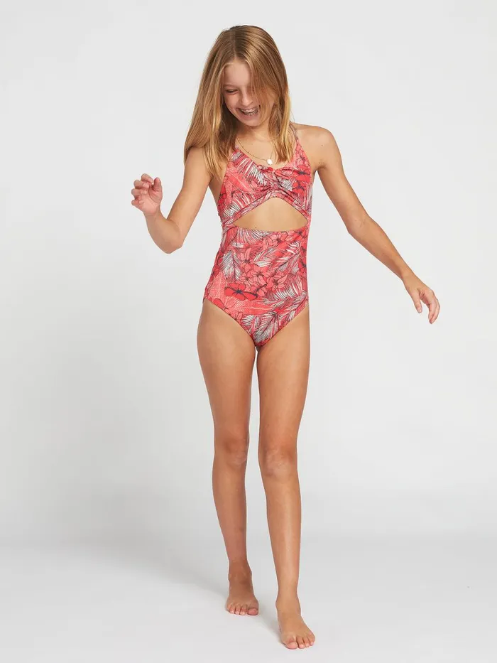Girls Swim Volcom Girls Sea U Soon One Piece 8211 Pistol Punch