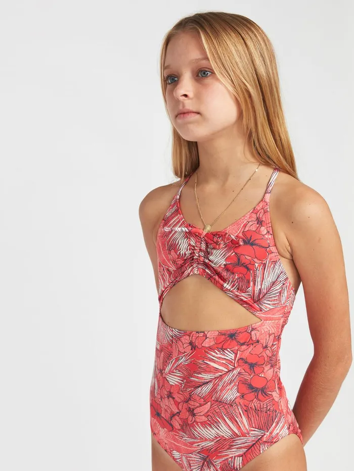 Girls Swim Volcom Girls Sea U Soon One Piece 8211 Pistol Punch