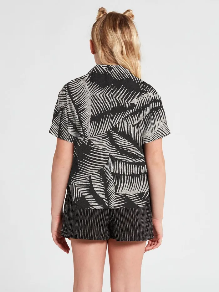 Girls TShirts and Tanks Volcom Girls Can039t Be Tamed Short Sleeve 8211 Black White
