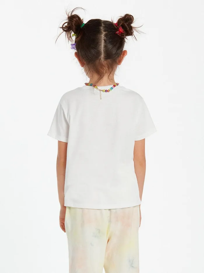 Girls TShirts and Tanks Volcom Girls Last Party Short Sleeve Tee 8211 Star White