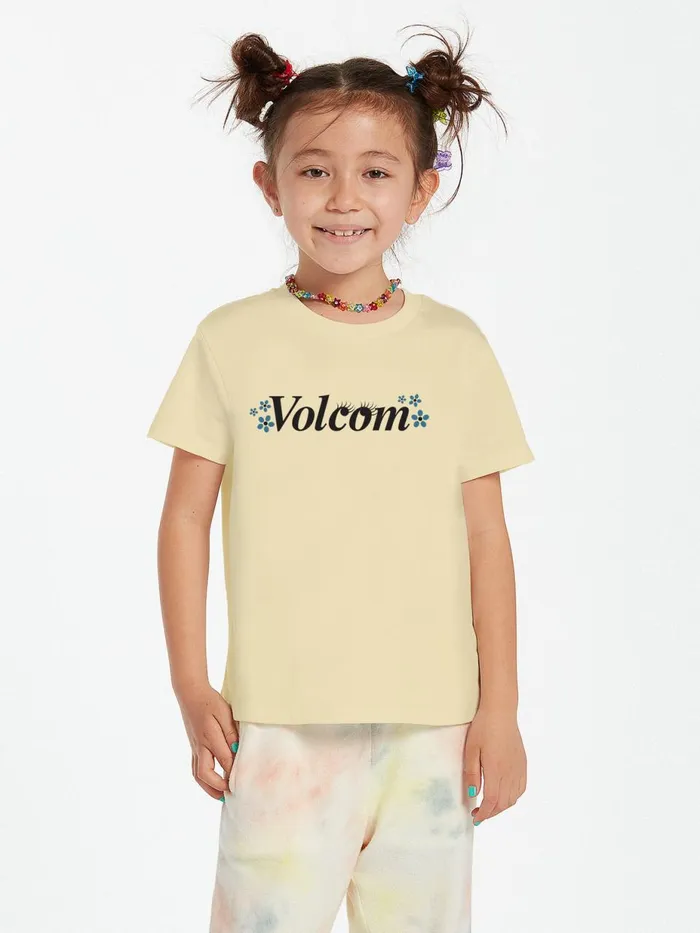 Girls TShirts and Tanks Volcom Girls Last Party Short Sleeve Tee 8211 Wheat