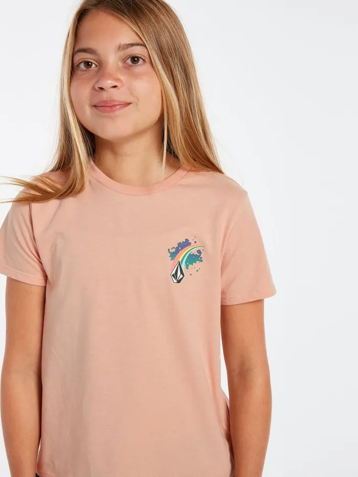 Girls TShirts and Tanks Volcom Girls Last Party Tee 8211 Hazey Pink