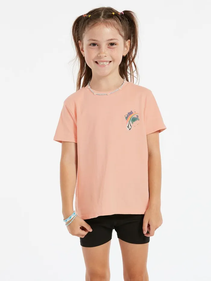 Girls TShirts and Tanks Volcom Girls Last Party Tee 8211 Hazey Pink