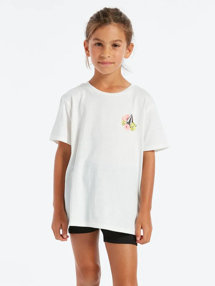 Girls TShirts and Tanks Volcom Girls Last Party Tee 8211 Star White