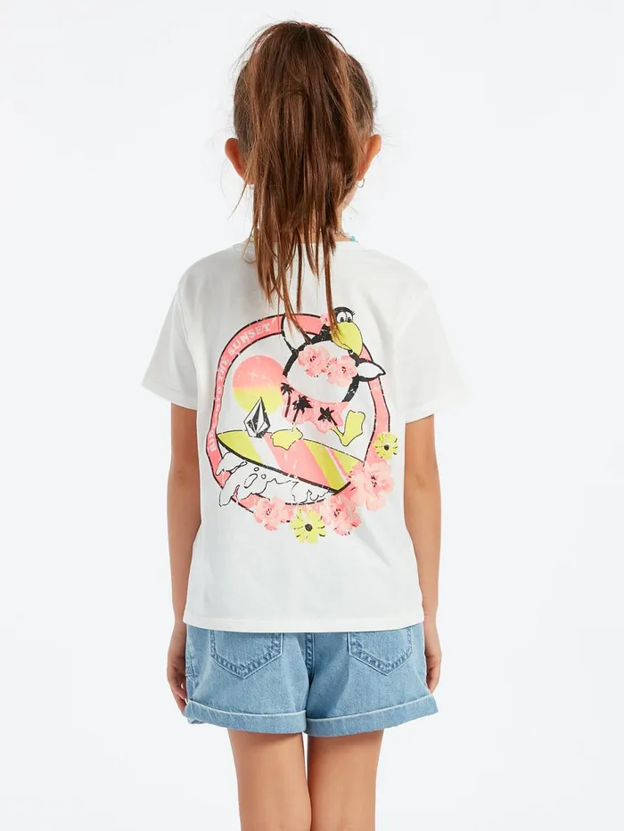 Girls TShirts and Tanks Volcom Girls Last Party Tee 8211 Star White