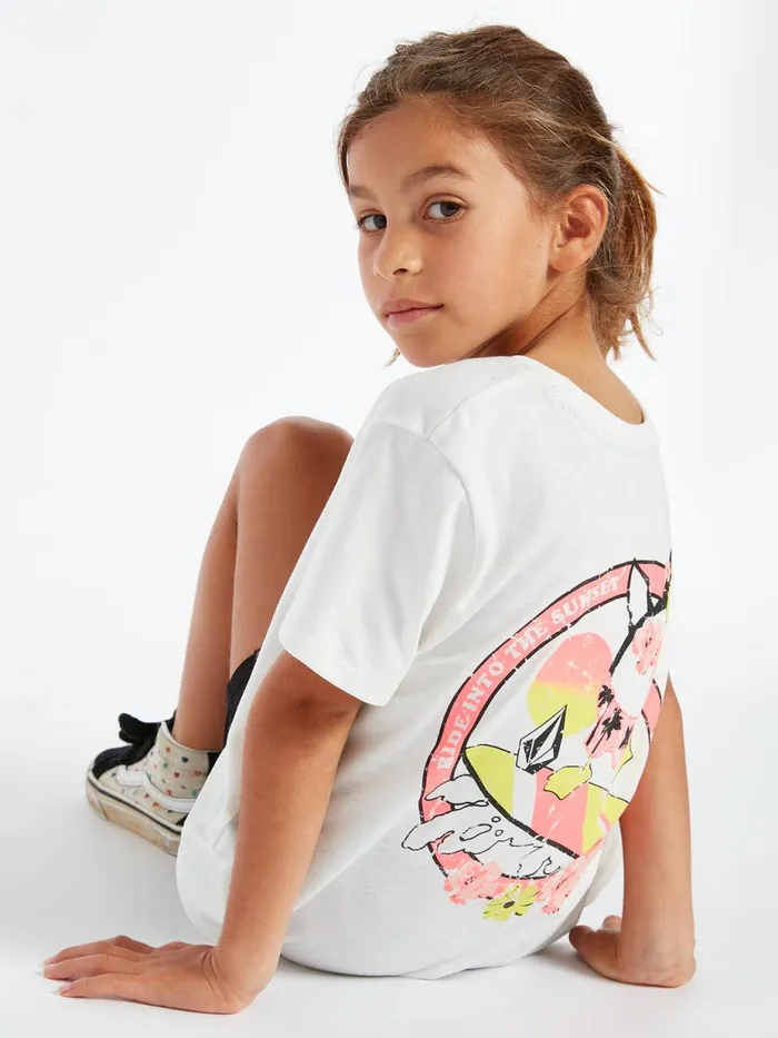 Girls TShirts and Tanks Volcom Girls Last Party Tee 8211 Star White