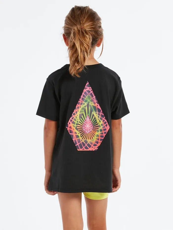 Girls TShirts and Tanks Volcom Girls Star Shields Tee 8211 Black
