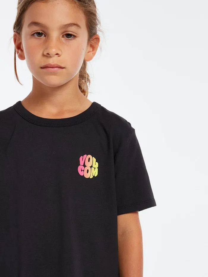 Girls TShirts and Tanks Volcom Girls Star Shields Tee 8211 Black