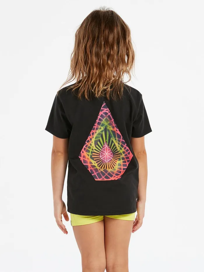 Girls TShirts and Tanks Volcom Girls Star Shields Tee 8211 Black