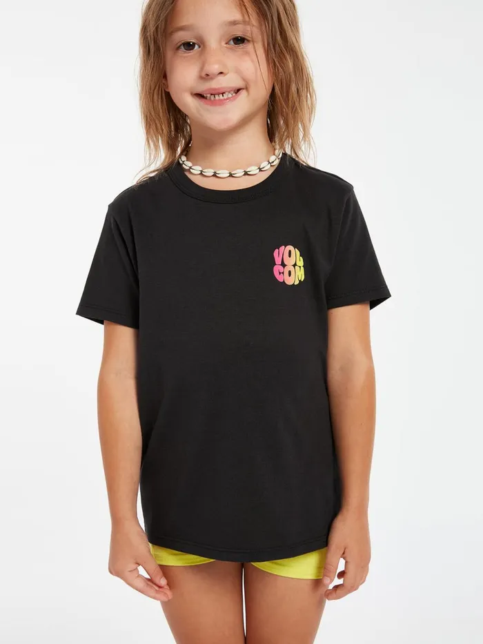 Girls TShirts and Tanks Volcom Girls Star Shields Tee 8211 Black