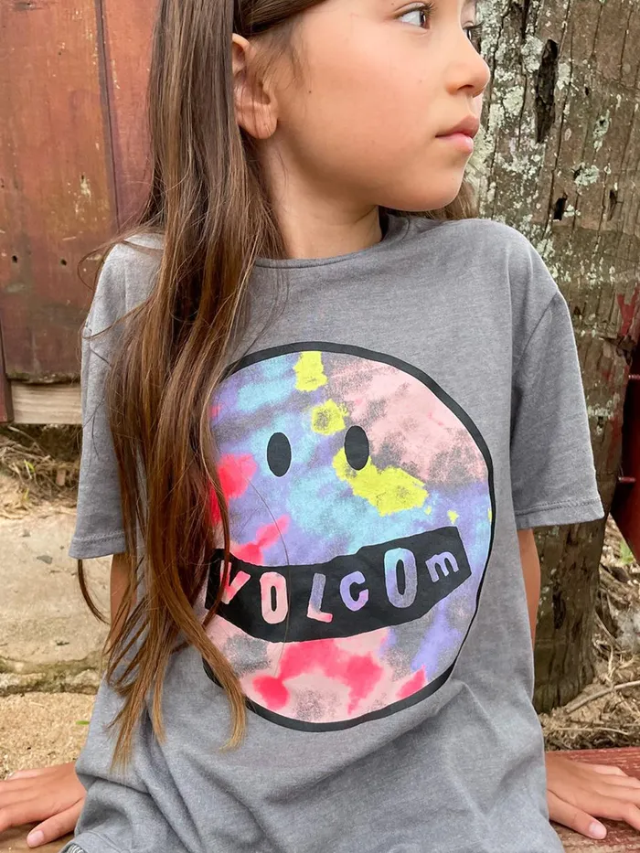 Girls TShirts and Tanks Volcom Girls Truly Stoked Boyfriend Tee 8211 Heather Grey Girls TShirts and Tanks Volcom Girls Truly Stoked Boyfriend Tee 8211 Heather Grey