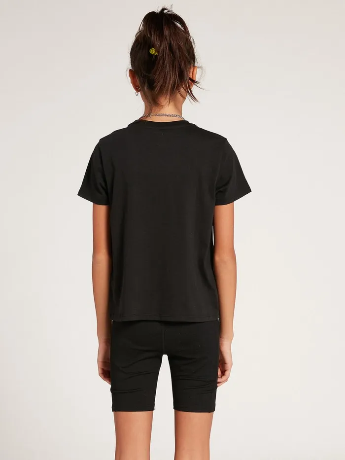 Girls TShirts and Tanks Volcom Girls Wavello Graphic Tee 8211 Black