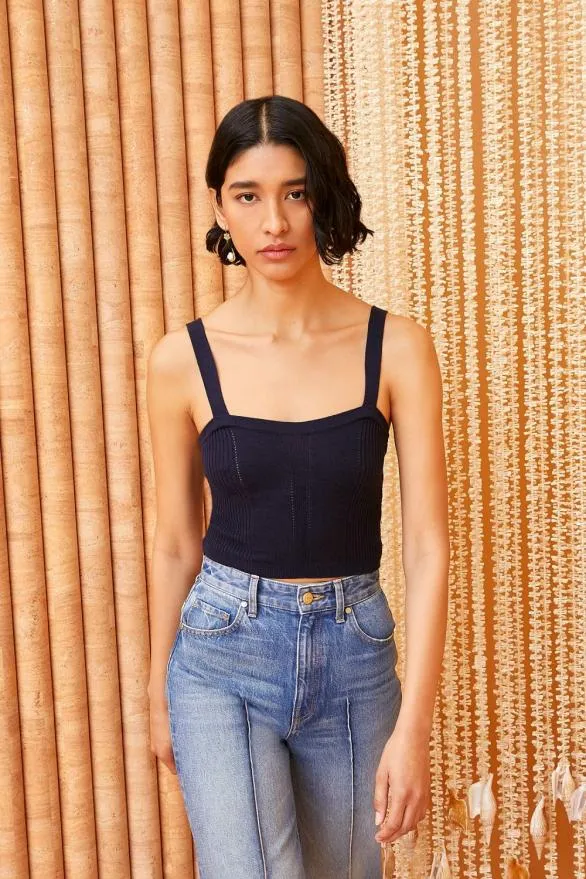 Giselle Top Midnight Women Ulla Johnson Knits Giselle Top Midnight Women Ulla Johnson Knits