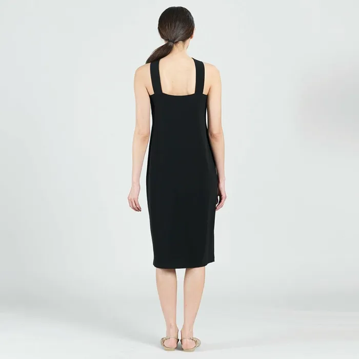 Grecian Halter Midi Sheath Dress 8211 Black 8211 Final Sale Women Clara Sunwoo Dresses Jumpsuits