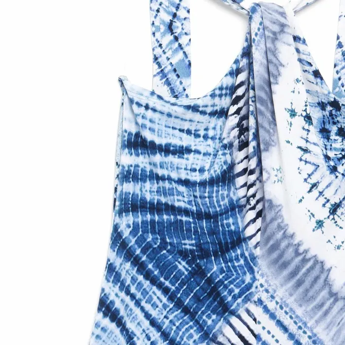 Grecian Halter Swing Dress 8211 Acid Wash 8211 Final Sale Women Clara Sunwoo Dresses Jumpsuits