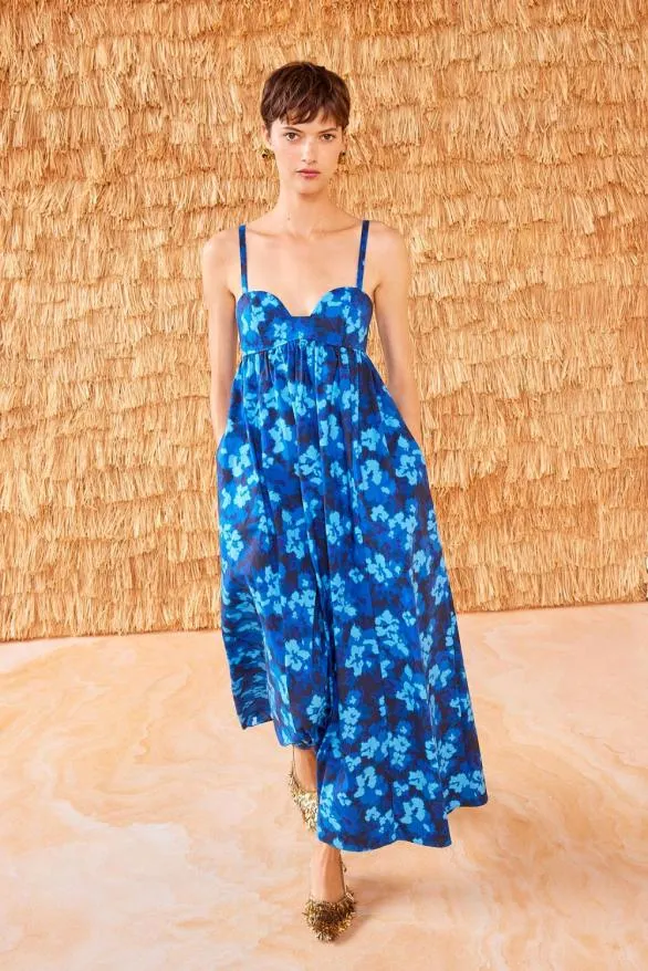 Harlan Dress Azure Women Ulla Johnson Dresses