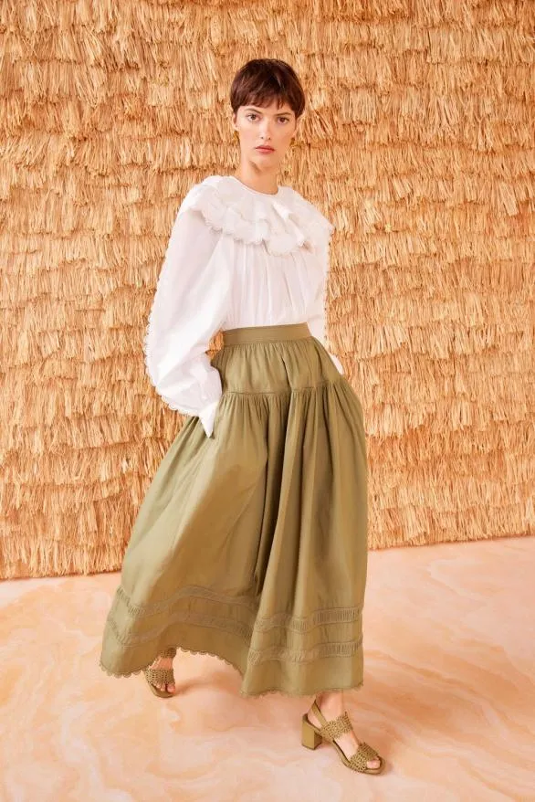 Harlow Skirt Lichen Women Ulla Johnson Skirts And Shorts