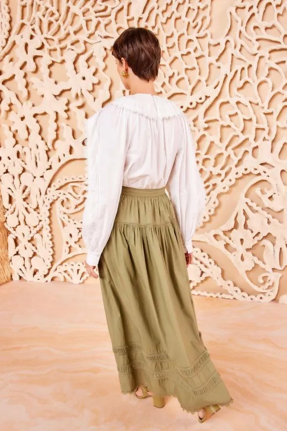 Harlow Skirt Lichen Women Ulla Johnson Skirts And Shorts Harlow Skirt Lichen Women Ulla Johnson Skirts And Shorts