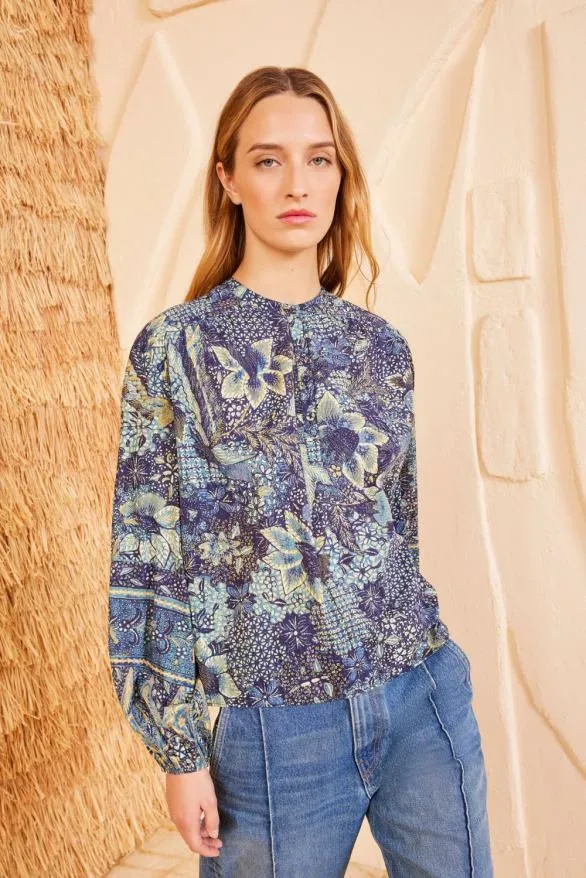 Harlowe Blouse Portofino Women Ulla Johnson Tops Harlowe Blouse Portofino Women Ulla Johnson Tops