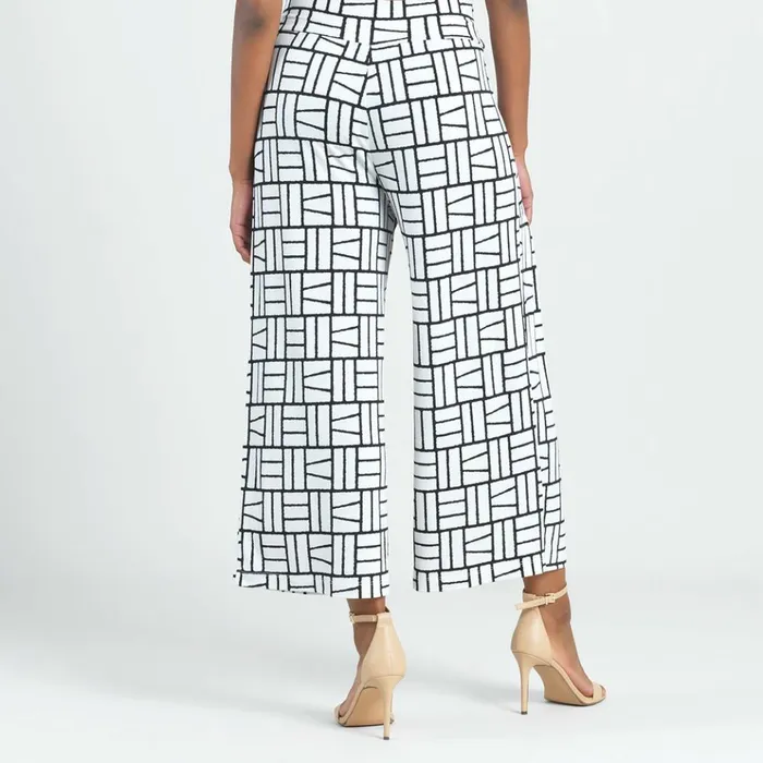 High Rise Scrunch Pocket Gaucho Pant 8211 Geo Rectangle 8211 Final Sale Women Clara Sunwoo Pants Skirts