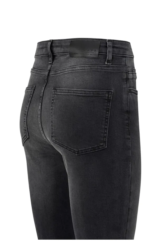High Waist Skinny Denim Jeans In A Stretchy Cotton Blend Grey Denim Women YAYA Jeans High Waist Skinny Denim Jeans In A Stretchy Cotton Blend Grey Denim Women YAYA Jeans
