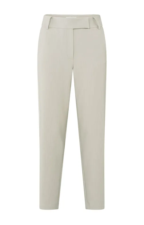 Highwaist Trousers With Piping Detail And Straight Legs Pumice Stone Beige Women YAYA Trousers Highwaist Trousers With Piping Detail And Straight Legs Pumice Stone Beige Women YAYA Trousers