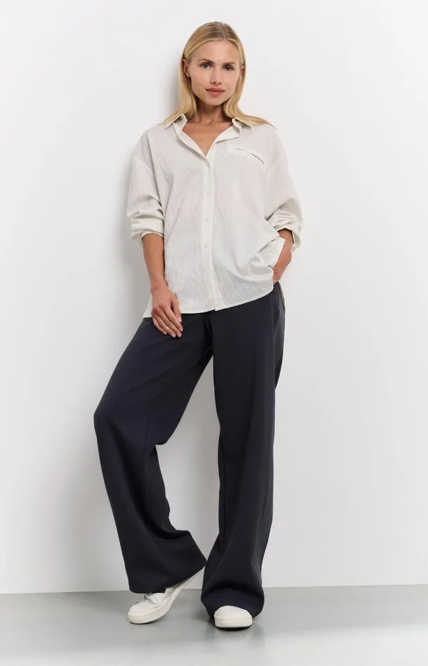 Highwaisted Wideleg Trousers Phantom Women YAYA Trousers