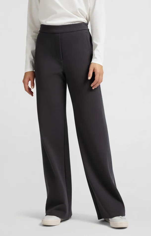 Highwaisted Wideleg Trousers Phantom Women YAYA Trousers Highwaisted Wideleg Trousers Phantom Women YAYA Trousers