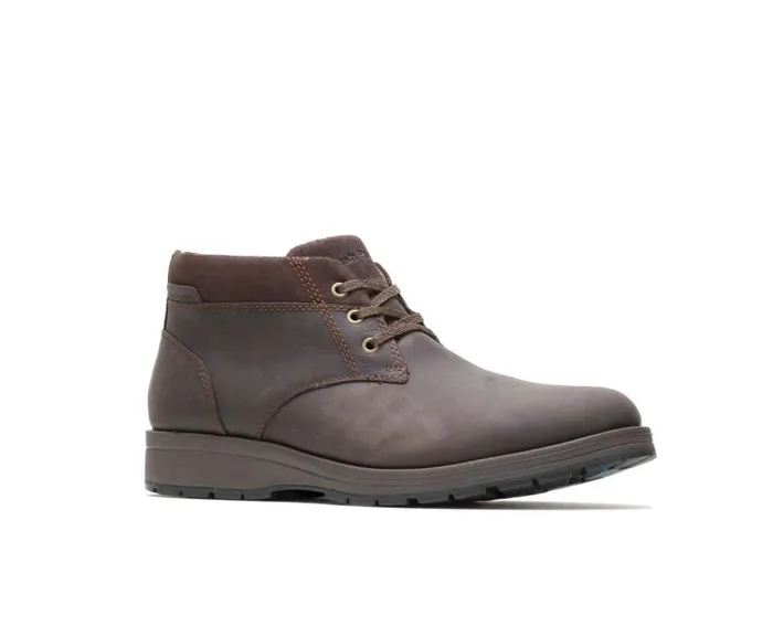 Hush Puppies Boots Men Beauceron Short Ice Dark Brown Waterproof Leather Hush Puppies Boots Men Beauceron Short Ice Dark Brown Waterproof Leather