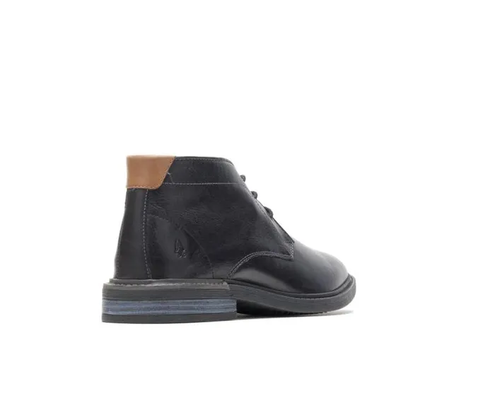 Hush Puppies Boots Men Davis Chukka Boot Black Leather Hush Puppies Boots Men Davis Chukka Boot Black Leather