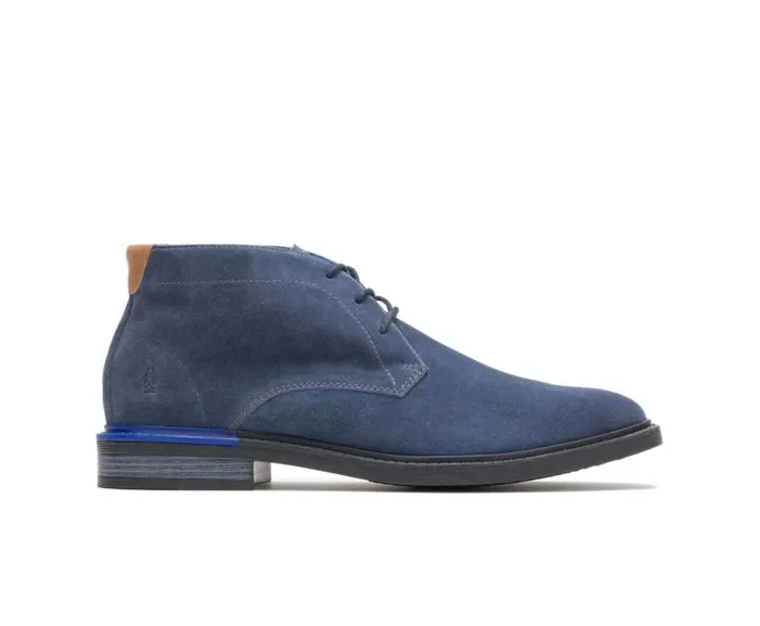Hush Puppies Boots Men Davis Chukka Boot Navy Suede