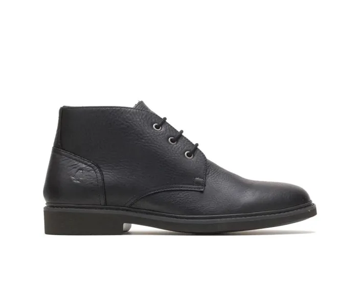 Hush Puppies Boots Men Detroit Chukka Black Leather