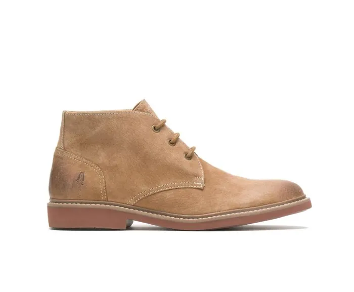 Hush Puppies Boots Men Detroit Chukka Chestnut Suede