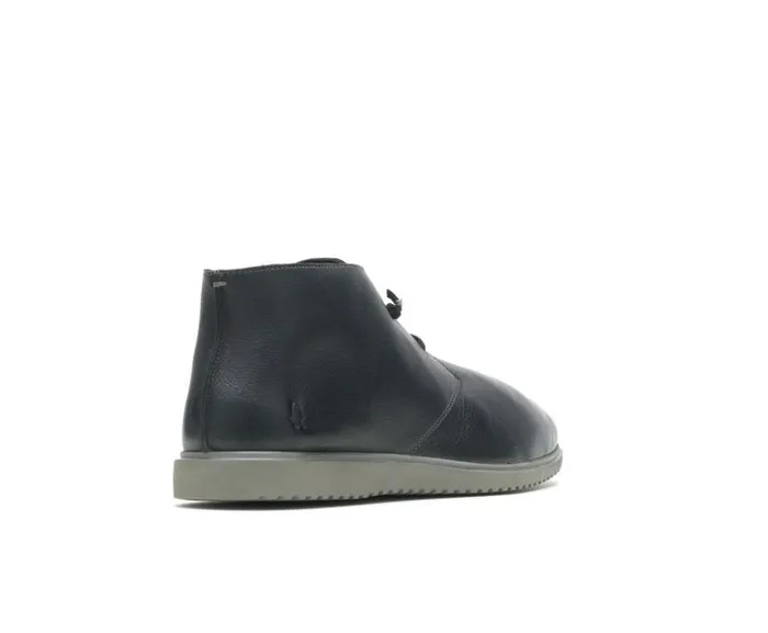 Hush Puppies Boots Men Everyday Chukka Black Leather Hush Puppies Boots Men Everyday Chukka Black Leather