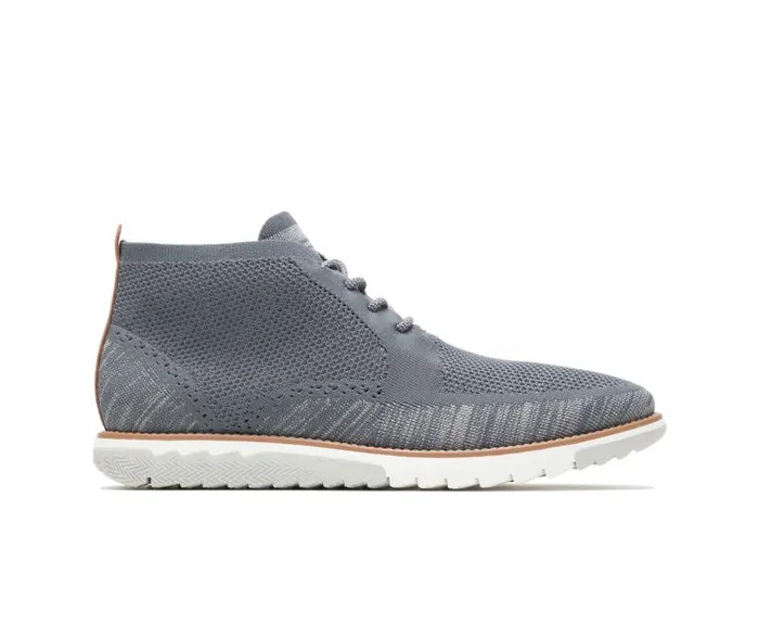Hush Puppies Boots Men Expert Chukka Knit Dark Grey Multi Knit